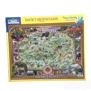 NEW "The Great Smoky Mountains" 1000pc Puzzle Ages 12 & up Made in the USA